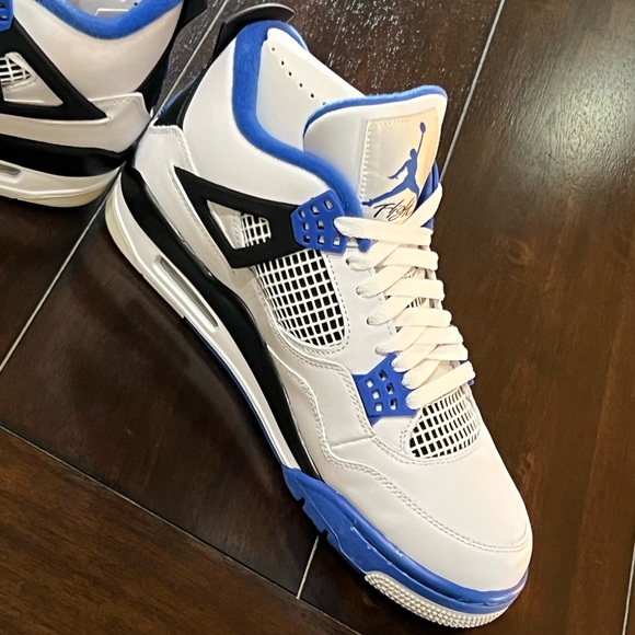 100% AUTHENTIC DS 2017 NIKE AIR JORDAN 4 IV RETRO ROYAL MOTORSPORTS SZ 8.5 - Picture 9 of 16